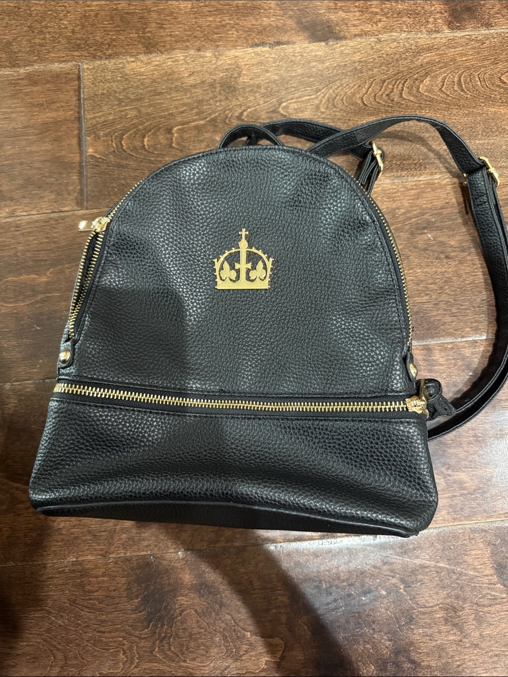 Six The Musical - Black Faux Leather Mini Backpack - Official Merch